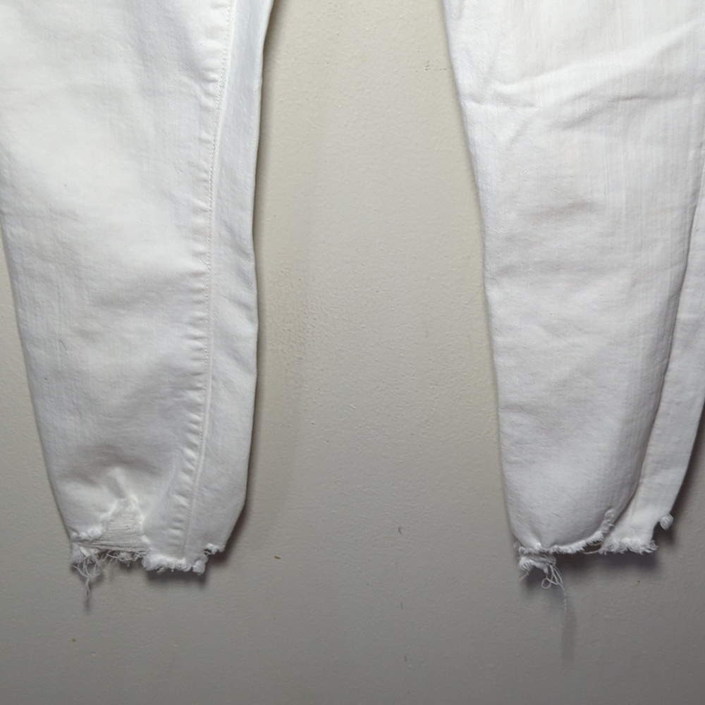 Abercrombie & Fitch Super Skinny Ankle Jeans High Rise Button Fly Size 25 0S - Picture 3 of 6